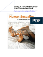 Human Sexuality in A World of Diversity 9th Edition Rathus Test Bank