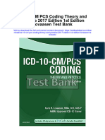 Icd 10 CM Pcs Coding Theory and Practice 2017 Edition 1st Edition Lovaasen Test Bank