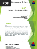 Unit 1 DBMS