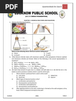 Question Bank For Class X (SCIENCE)