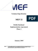 Mobile Backhaul Implementation