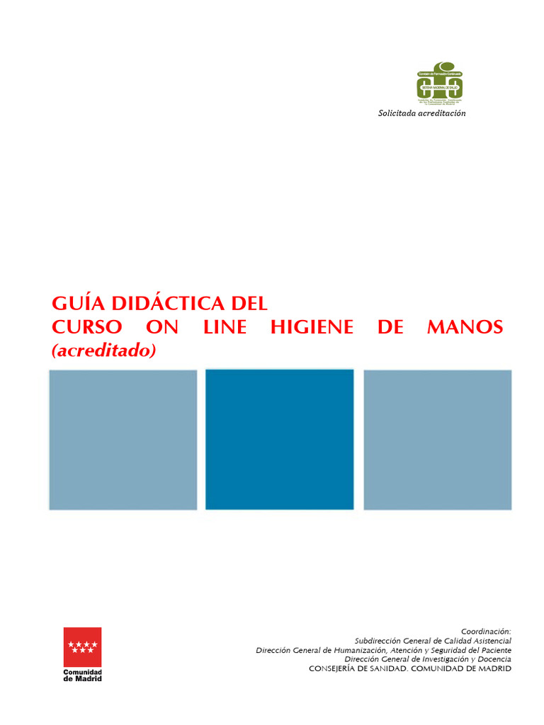 Guia Didactica HIGIENE de MANOS 2023 Actualizada | PDF | Lavado de ...