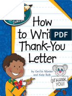 How To Write A Thank-You Letter