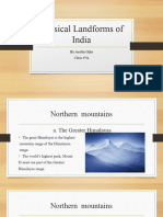 Physical Landforms of India