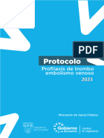 Protocolos de Profilaxis de Trombo Embolismo Venoso 2023