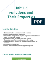 Lesson 1.1 Functions