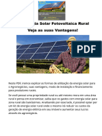 Energia Solar Fotovoltaica Rural - Ebook