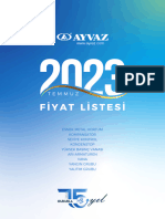 Ayvaz 2023 Temmuz Fiyat Listesi