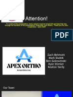 Apex Ortho Rehab Presentation