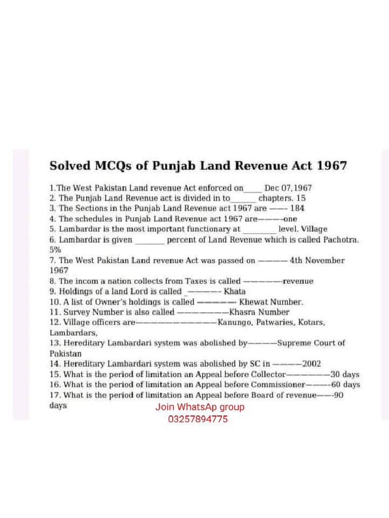 solved-mcqs-for-tehsildar-land-revenue-act-pdf