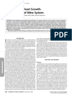 Journal of Food Science - 2006 - Nobile - Modeling The Yeast Growth Cycle in A Model Wine System