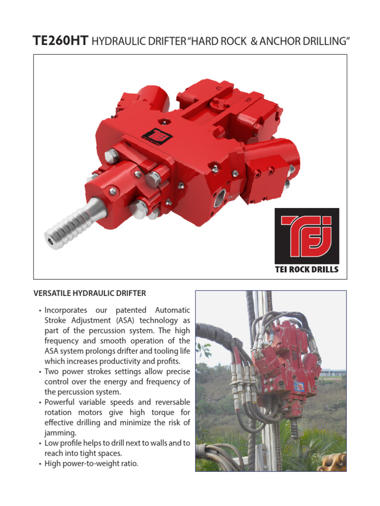 TE260HT - (10Kw - 1357Nm) | PDF | Horsepower | Drilling