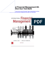 International Financial Management 8th Edition Eun Test Bank