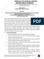 150-Pengumuman Seleksi PPPK JF Kesehatan Pemerintah Kota Bandar Lampung Tahun 2023