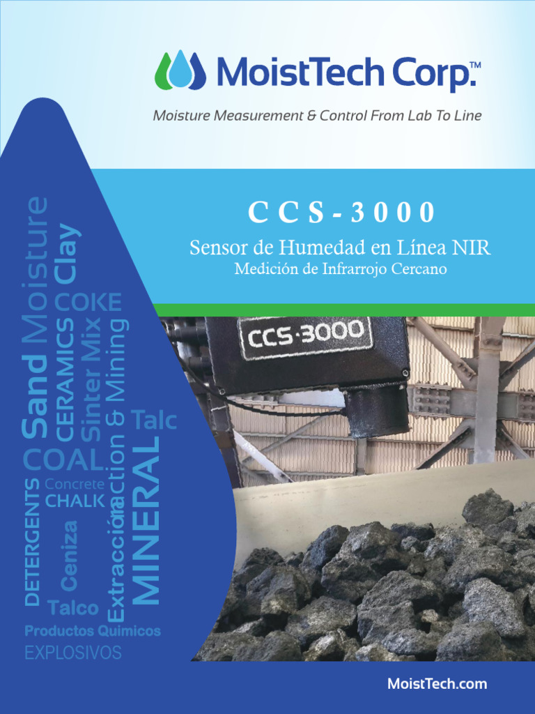 MoistTech CCS3000 Brochure Spanish | PDF | Materiales