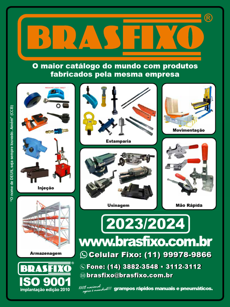 Brasfixo Catalogo 2023 | PDF | Fixação (Histologia) | Parafuso