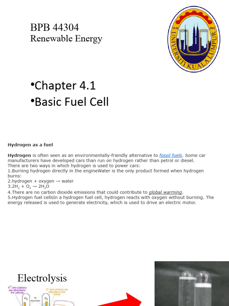 4.1 Basic Fuel Cell PDF Fuel Cell Solid Oxide Fuel Cell