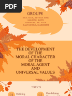 Moral Agent Moral Values