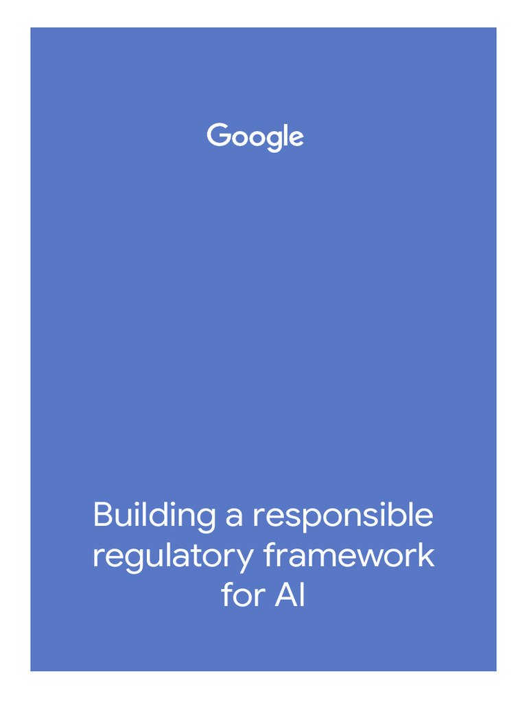 Building A Responsible Regulatory Framework For Ai Pdf Artificial