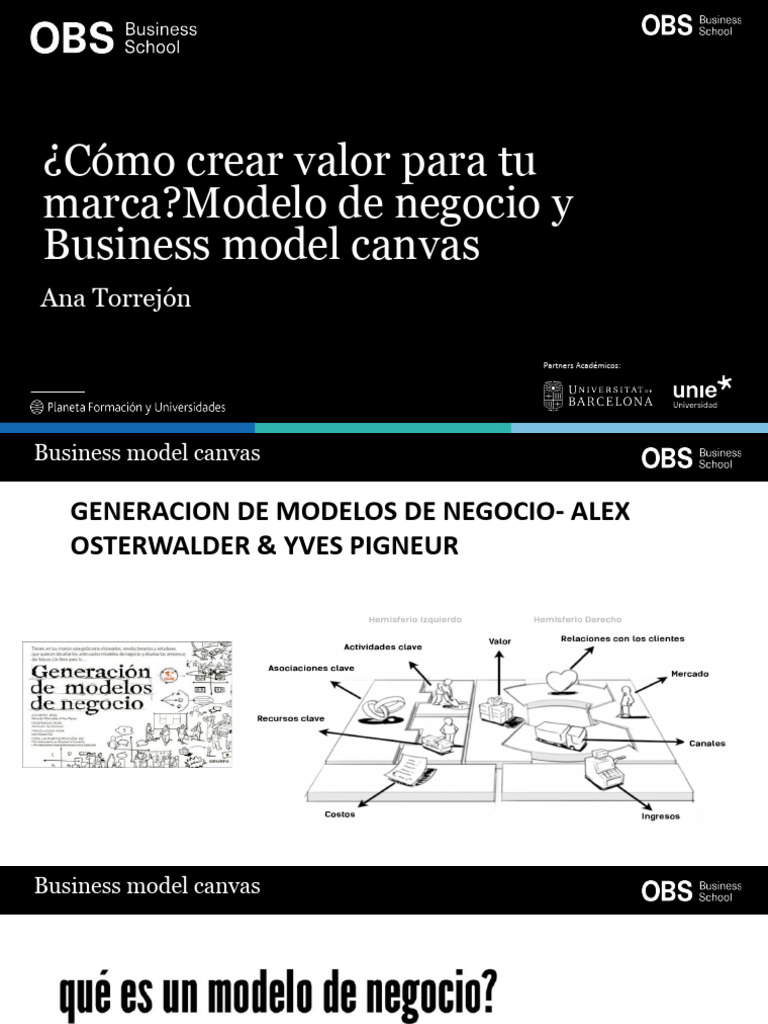 Creación de Valor con Business Model Canvas | PDF | Business | Innovación