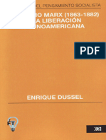 El Ultimo Marx (1863-1882) y La Liberacion - Enrique Dussel