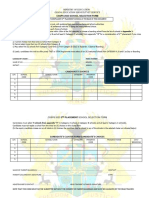 2023 School Selection Form Template