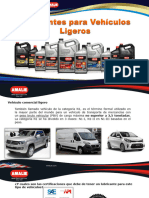 Lubricación de Vehiculos Ligeros 2023