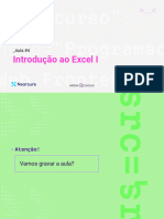 Aula 4 - Introdução Ao Excel I