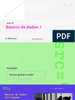 Aula 3 - Bancos de Dados