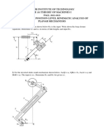 Kinematic Analysis Examples