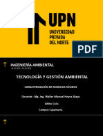 Semana 10 - UG - Tecnología y Gestión Ambiental
