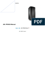 JBL Prx835 Manual Español