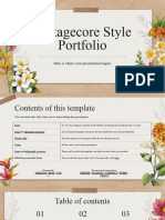 Cottagecore Style Portfolio