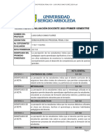 Debqviii Derecho Procesal Penal Ii G01 - Luigi Carlo Cianci Florez - 2023-01