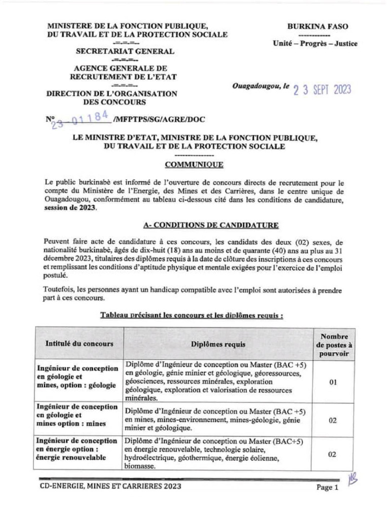 Concours Directs Pdf