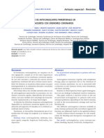 Uso de Anticoagulantes Parenterales en Pacientes Con Síndromes Coronarios Revista Medicina