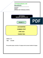 June 2020 P2 and Memo Grade 12 Acc - 220617 - 230518