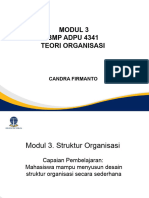 Struktur Organisasi-Modul 3