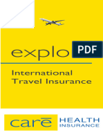 Explore (Travel Insurance Product) - Brochure