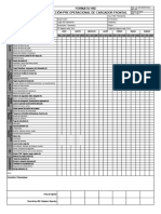 UNI-SGS-FO-22 Check List Pre Operacional Cargador Frontal Ver. 00