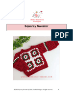 Squarey Sweater by Baby Crochet Designs