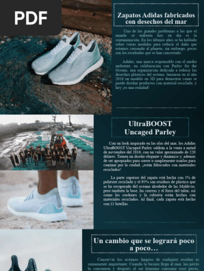 Adidas tenis hechos con basura del océano sale