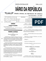 Decreto presidencial nº 51/11 de 23 de janeiro - Regime jurídico do notariado
