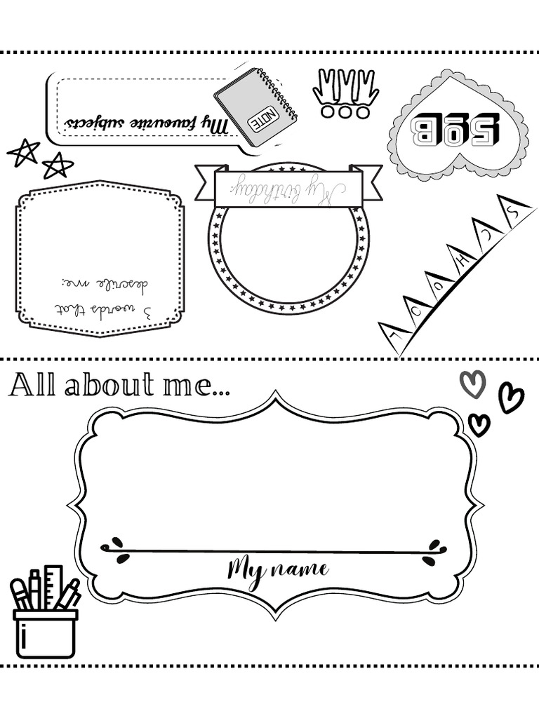 All About Me... | PDF