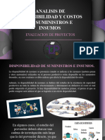 Análisis de Disponibilidad y Costos de Suministros e Insumos