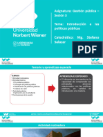 Gestión Pública - Sesión 3