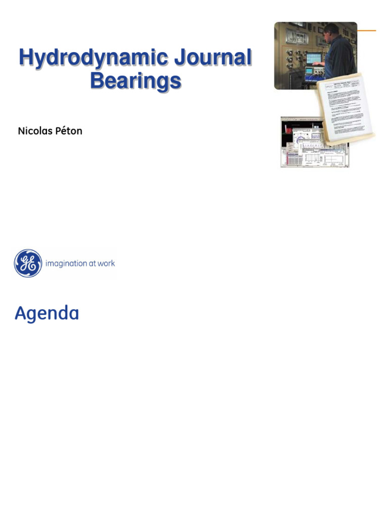 Hydrodynamic Journal Bearings | PDF | Force | Turbine