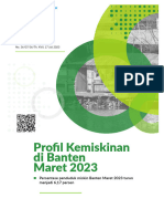 BRS Profil Kemiskinan Banten Maret 2023