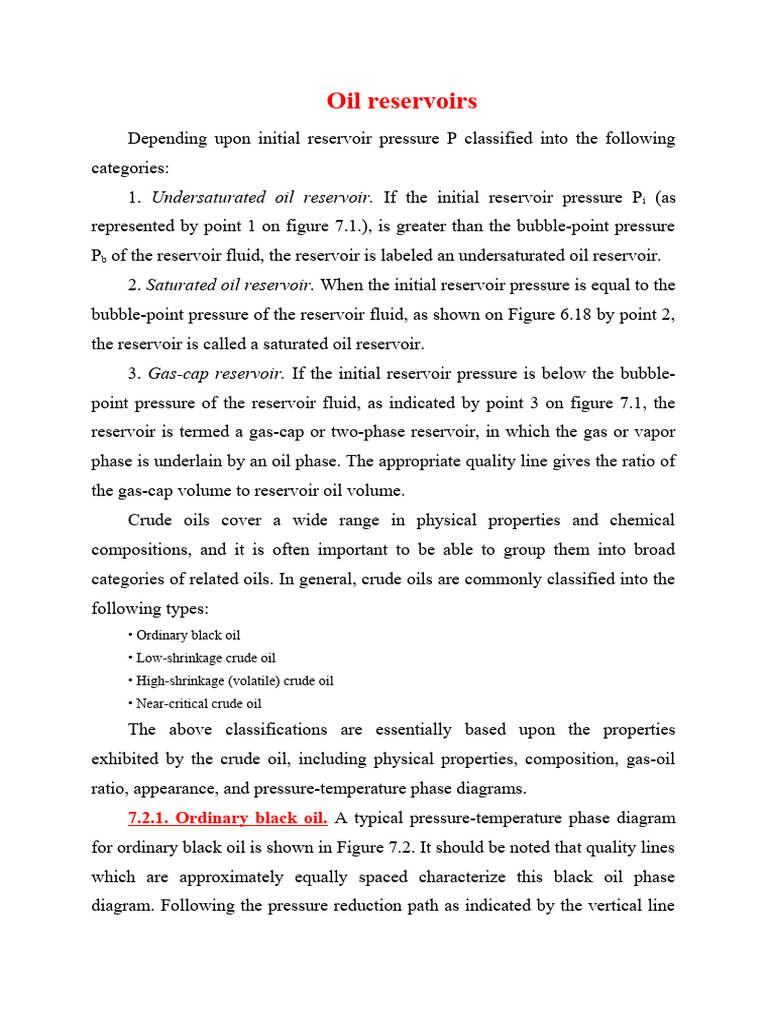 Oil Reservoirs | PDF | Petroleum | Petroleum Reservoir