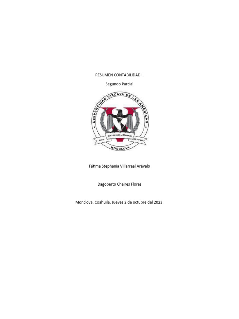 Resumen de Contabilidad I: Segundo Parcial | PDF | Contabilidad | Economias